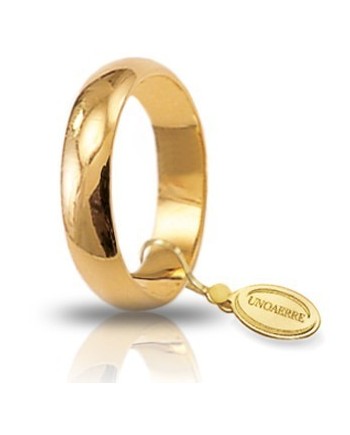 Fede Nuziale Unoaerre Mantovana in Oro Giallo 5 Grammi