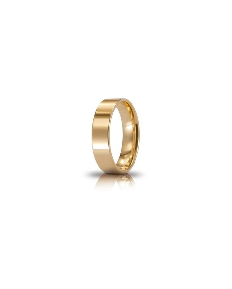 Fede Nuziale Unoaerre Cerchi di Luce in Oro Giallo 5 mm