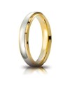 Fede Nuziale Unoaerre Cassiopea in Oro Bicolore 4 mm