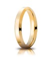 Fede Nuziale Unoaerre Hydra in Oro Giallo 4 mm