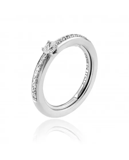 Chimento Forever Stack Me Line Ring in White Gold with Diamonds