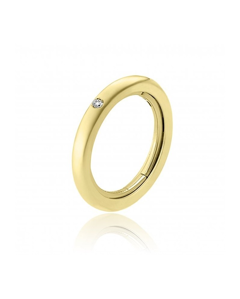 Bague Chimento Forever Stack Me en or jaune avec diamant
