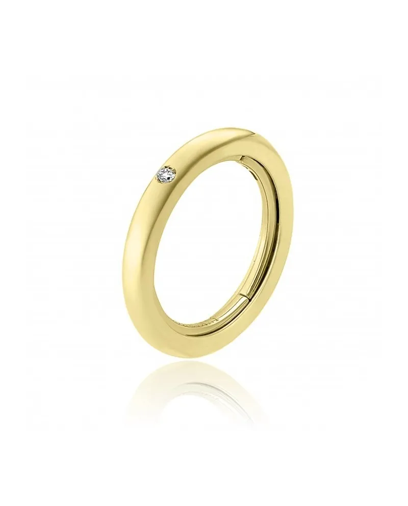 Chimento Forever Stack Me Ring in Yellow Gold with Diamond