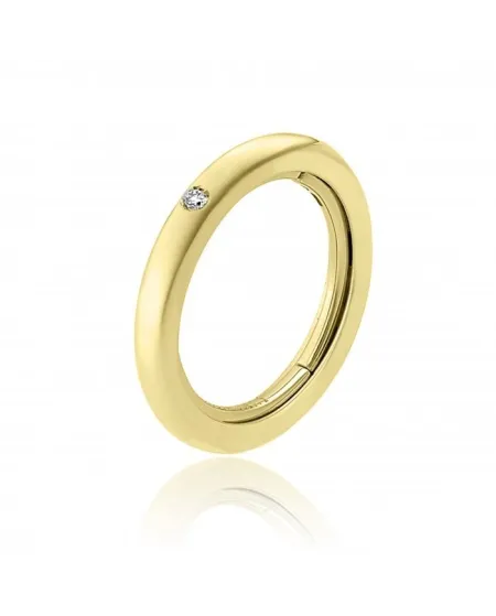 Anello Chimento Forever Stack Me in Oro Giallo con Diamante