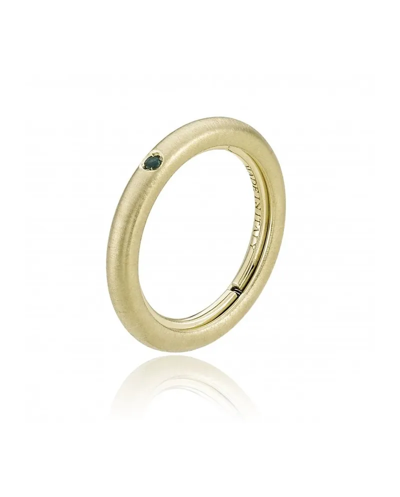 Anello Chimento Forever Stack Me in Oro Giallo con Tsavorite