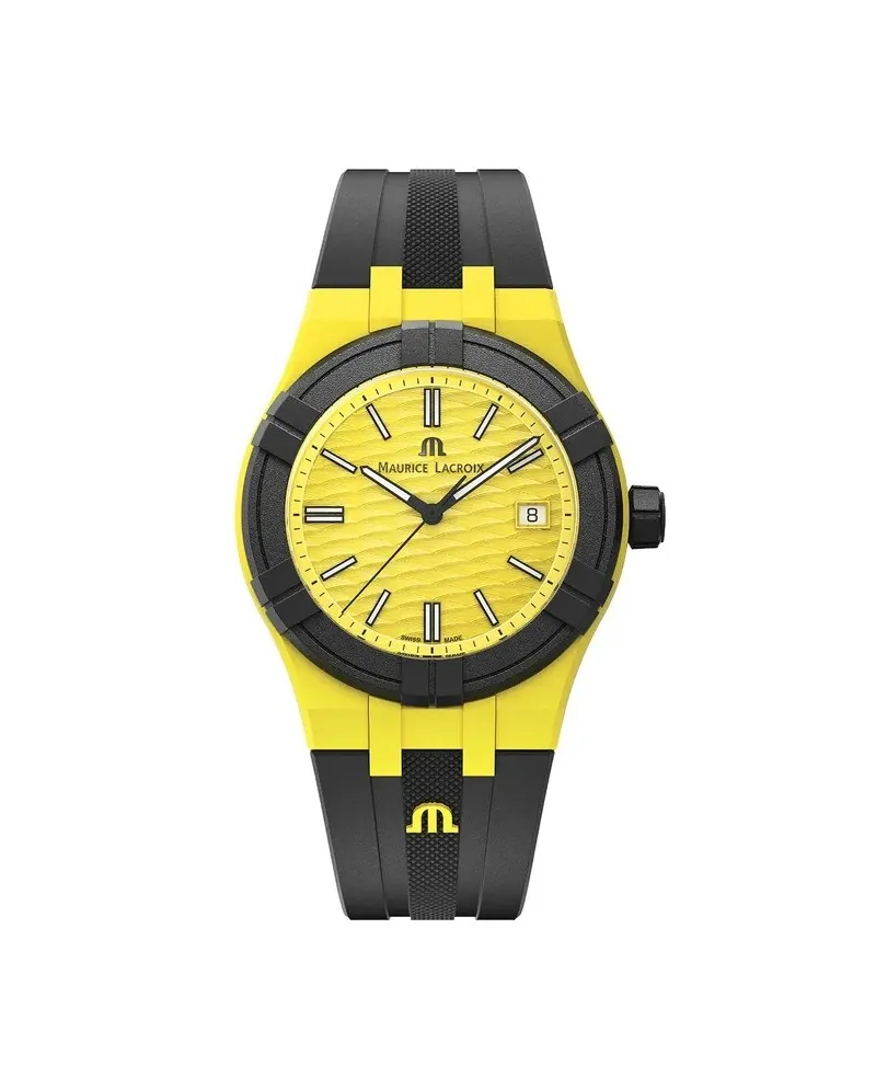 Orologio Maurice Lacroix Aikon Tide Yellow | Gioielleria Casella | Orologi  al quarzo