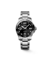 Orologio Longines HydroConquest con Quadrante Nero e Bracciale in Acciaio 39 mm