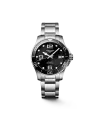 Orologio Longines HydroConquest con Quadrante Nero e Bracciale in Acciaio 39 mm