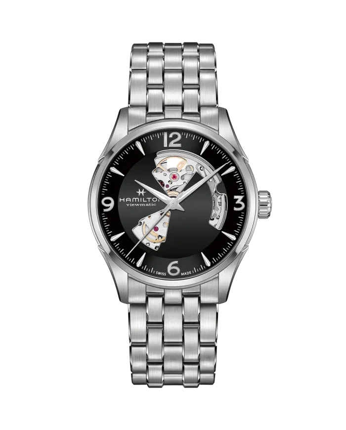 Orologio Hamilton Jazzmaster Open Heart Auto Nero