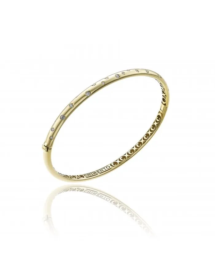 Bracciale Chimento Forever Brio in Oro Giallo con Diamanti Bianchi