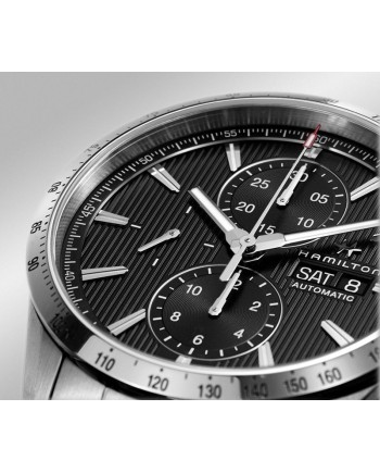 Orologio Hamilton Broadway Day Date Auto Chrono Nero