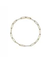 Bracciale Chantecler in Oro Giallo con Maglie Ovali e Diamanti