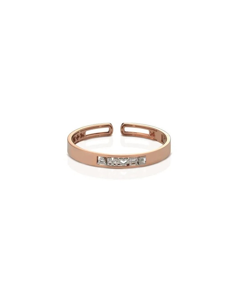 Bracciale Buonocore You Are 2.0 Amore in Oro Rosa con Diamanti