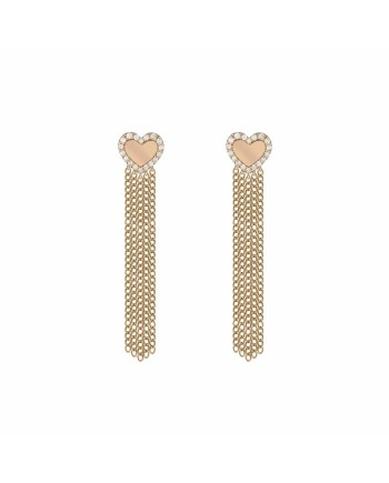 Orecchini Pendenti Buonocore Hope in Oro Rosa con Diamanti