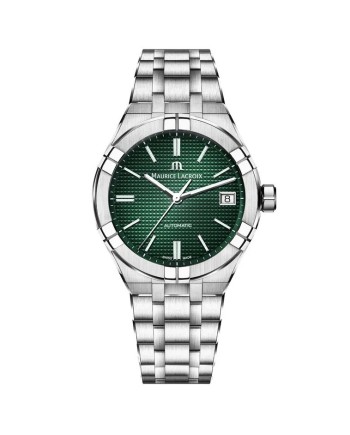 Orologio Maurice Lacroix Aikon Automatic 39 mm con Quadrante Verde e Bracciale in Acciaio