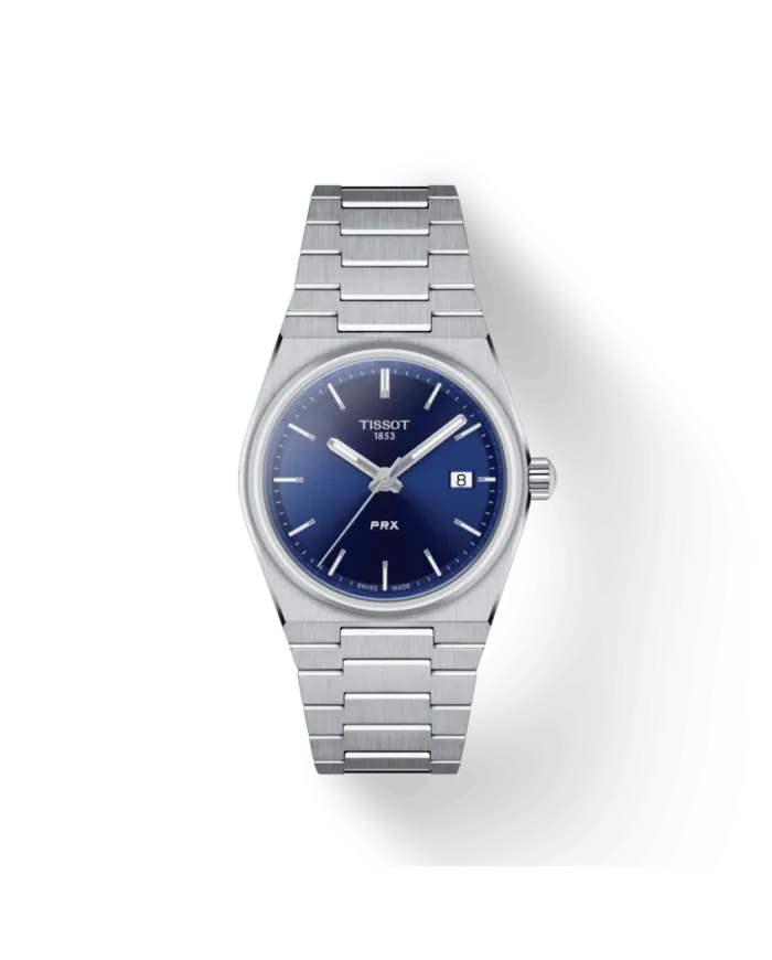 Orologio Tissot PRX con Quadrante Blu e Bracciale in Acciaio