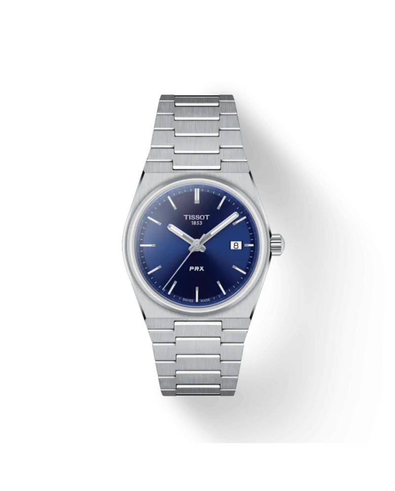 Orologio Tissot PRX con Quadrante Blu e Bracciale in Acciaio Orologio Tissot PRX con Quadrante Blu e Bracciale in Acciaio