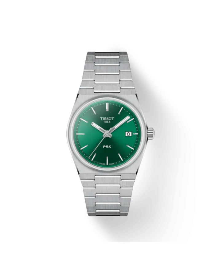 Orologio Tissot PRX con Quadrante Verde e Bracciale in Acciaio