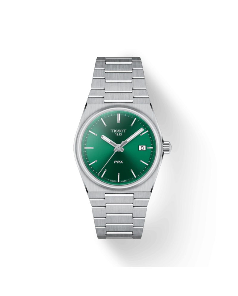 Orologio Tissot PRX con Quadrante Verde e Bracciale in Acciaio