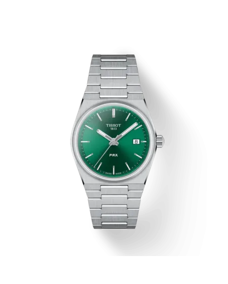 Orologio Tissot PRX con Quadrante Verde e Bracciale in Acciaio