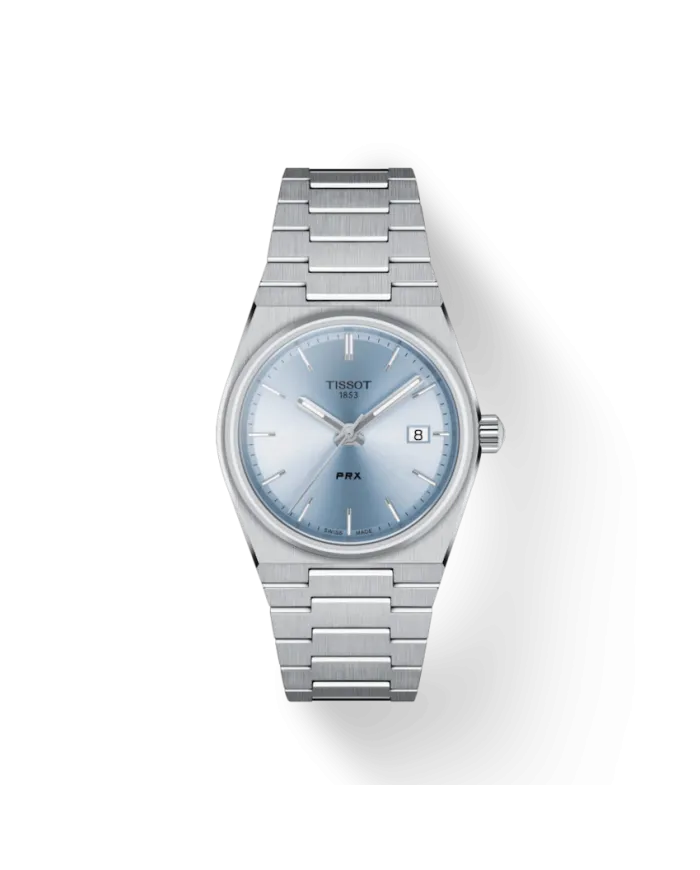 Orologio Tissot PRX con Quadrante Azzurro e Bracciale in Acciaio
