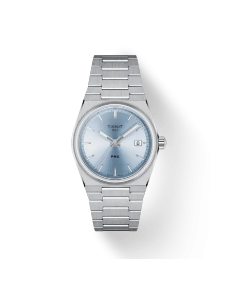 Orologio Tissot PRX con Quadrante Azzurro e Bracciale in Acciaio