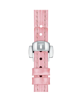 Orologio Tissot Bellissima Small Lady con Quadrante Bianco e Cinturino in Pelle Rosa