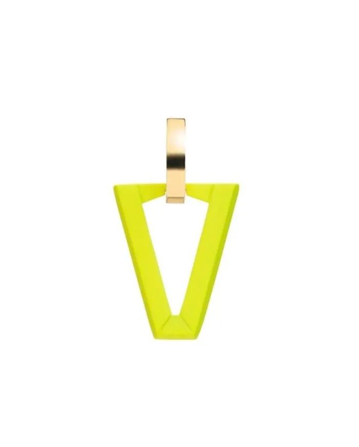 Orecchino Singolo Valentina Ferragni Uali Fluo Lime