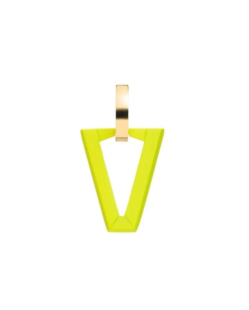Orecchino Singolo Valentina Ferragni Uali Fluo Lime