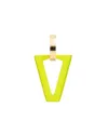 Orecchino Singolo Valentina Ferragni Uali Fluo Lime