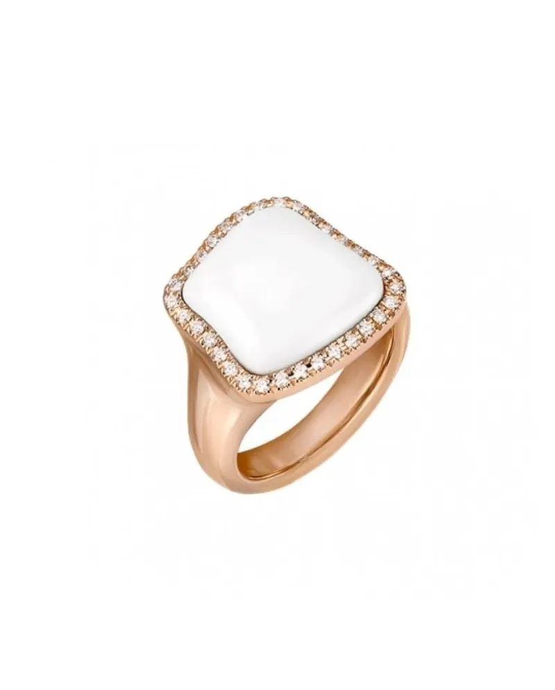 Chantecler Enchantè Ring in Rose Gold with Diamonds and Kogolong