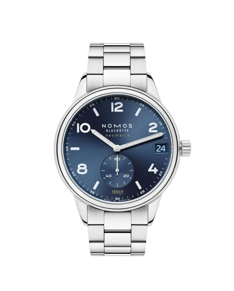 Orologio Nomos Glashütte Club Sport Neomatik 42 Datario Blu