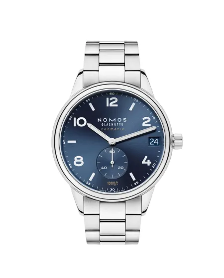 Orologio Nomos Glashütte Club Sport Neomatik 42 Datario Blu