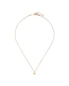 Collier Gucci GG Running en or rose avec pendentif double G