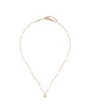 Gucci GG Running Necklace in Rose Gold with Double G Pendant