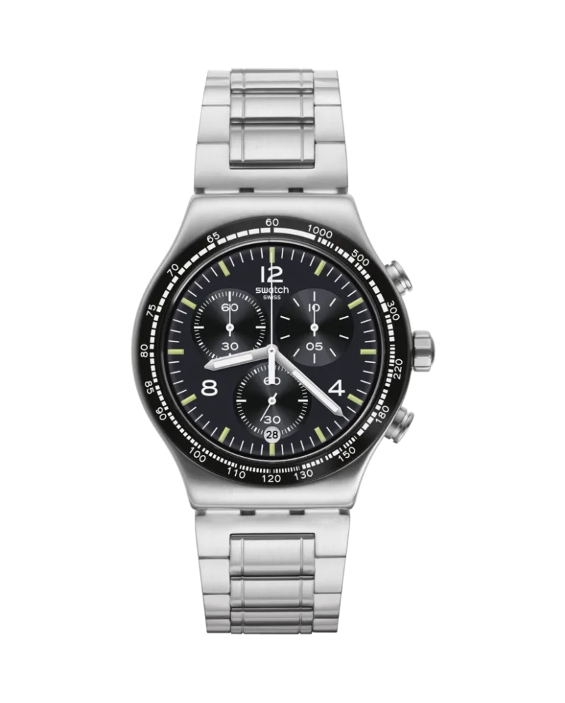 Orologio Swatch Cronografo Night Flight Again