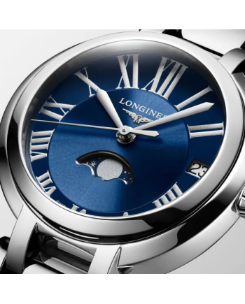 Orologio Longines PrimaLuna con Quadrante Blu e Fasi Lunari