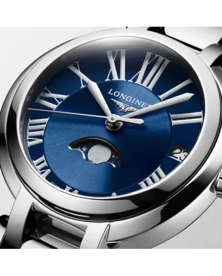 Orologio Longines PrimaLuna con Quadrante Blu e Fasi Lunari