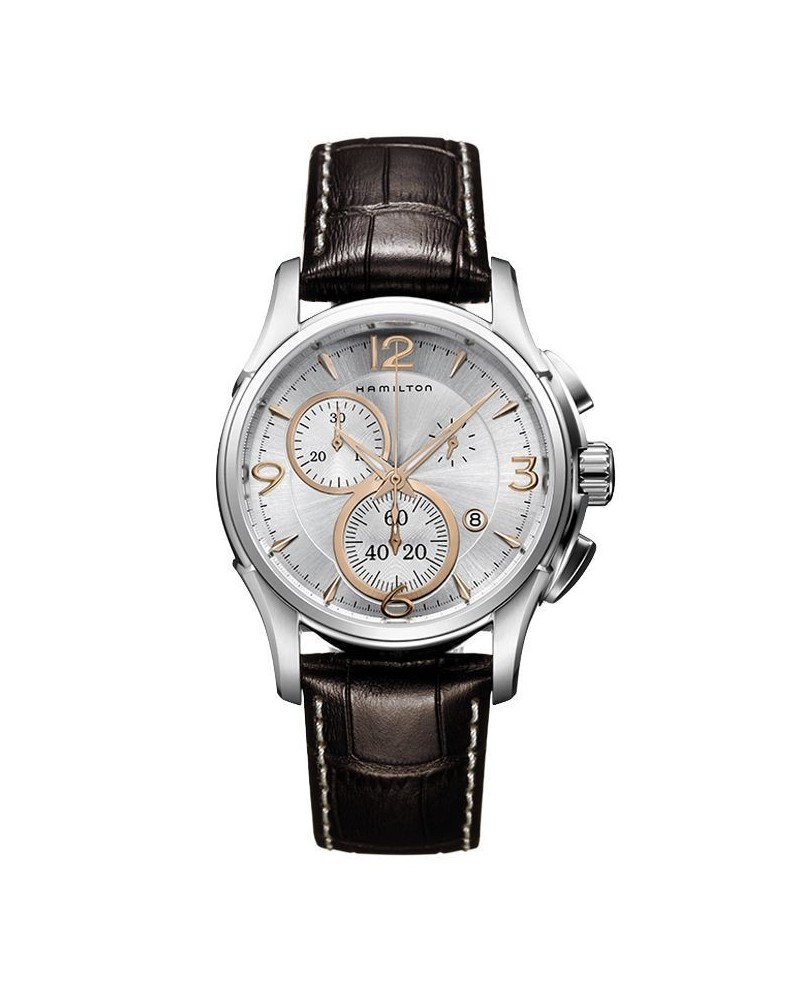 Hamilton Jazzmaster Seaview Classique Quartz Chronographe Bracelet Marron