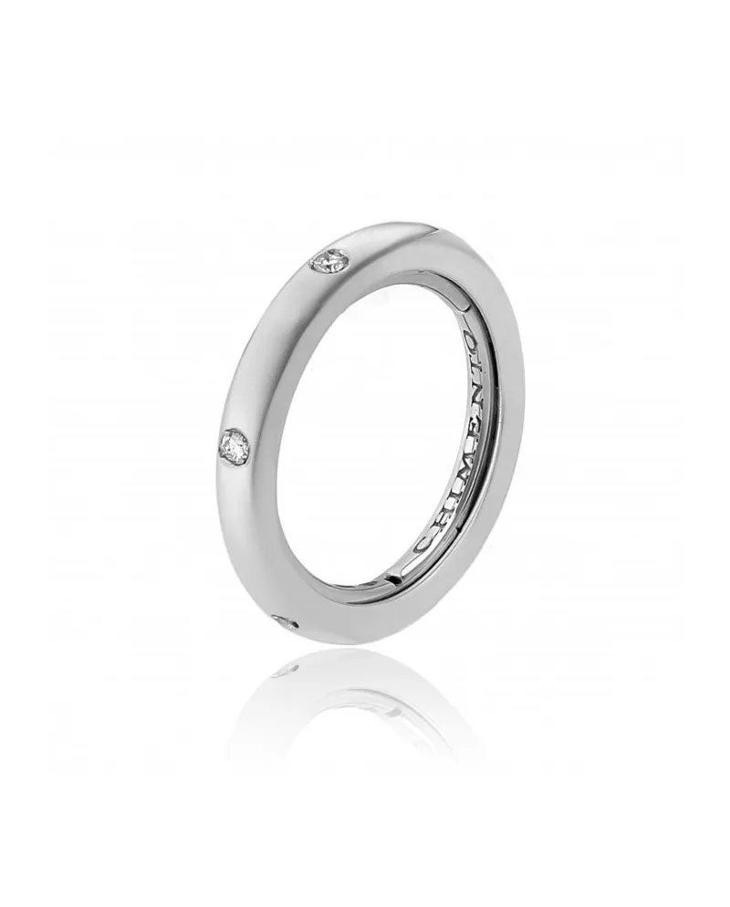 Bague Chimento Forever Stack Me en or blanc avec diamants