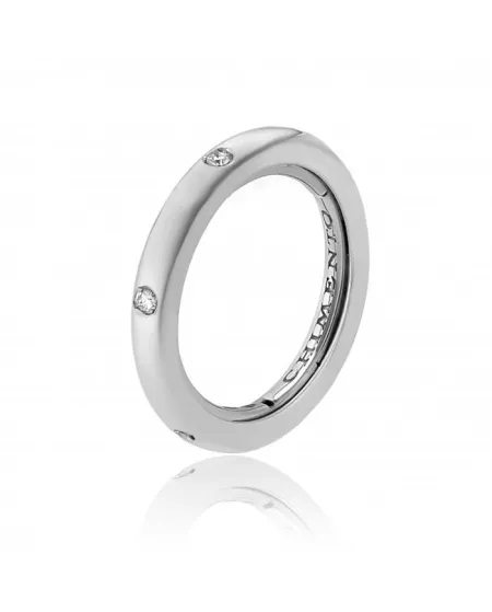 Anello Chimento Forever Stack Me in Oro Bianco con Diamanti