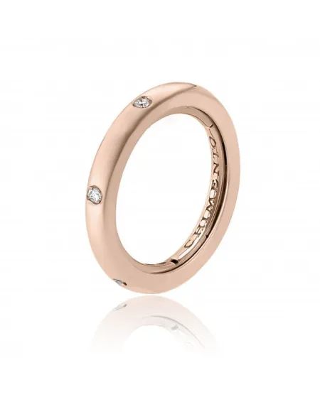 Anello Chimento Forever Stack Me in Oro Rosa con Diamanti