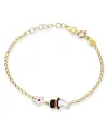Bracciale Le Bebè Primegioie Circo in Oro Giallo con Coniglietto e Stellina