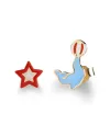 Orecchini Le Bebè Primegioie Circo in Oro Giallo con Foca e Stellina
