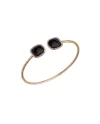 Bracciale Rigido Chantecler Enchantè in Oro Rosa con Diamanti e Onice