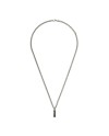 Gucci Interlocking Necklace in Silver with Enamel Pendant