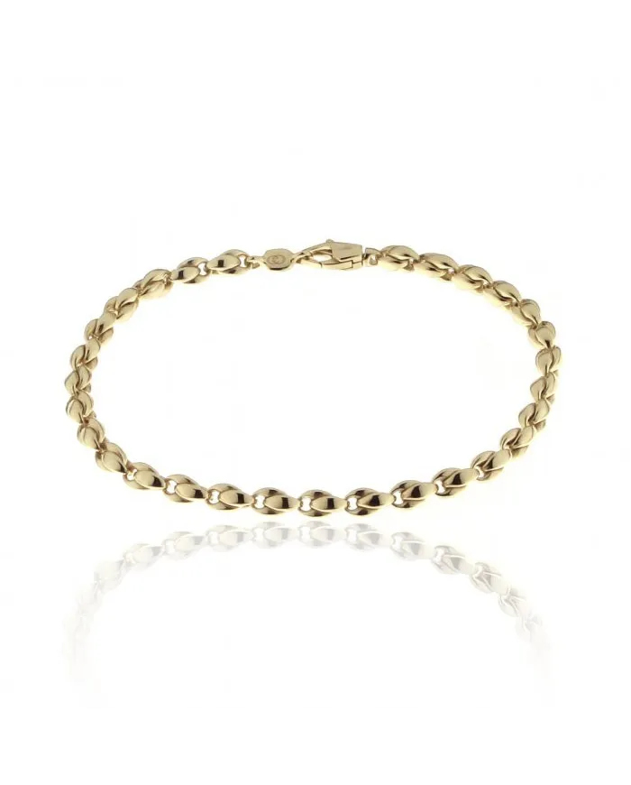 Bracciale Chimento Tradition Gold Accenti in Oro Giallo con Maglia Marina