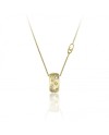 Chimento Forever Brio Yellow Gold Choker with White Diamond Pendant