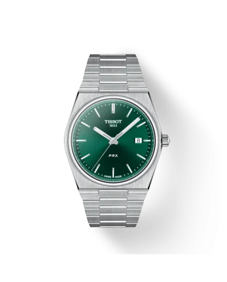 Orologio Tissot PRX con Quadrante Verde e Bracciale in Acciaio