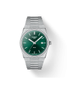 Montre Tissot PRX avec cadran vert et bracelet en acier